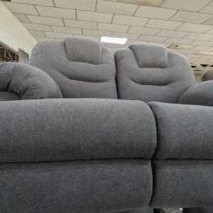 Sillón New York Reclinable Gris 2 Personas