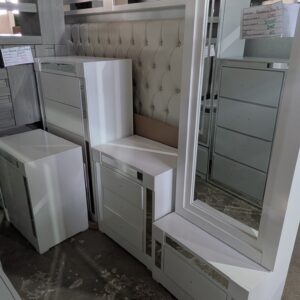 Recamara Blanca Blanca King Size