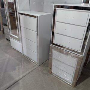 Recamara Vanesa King Size Blanca