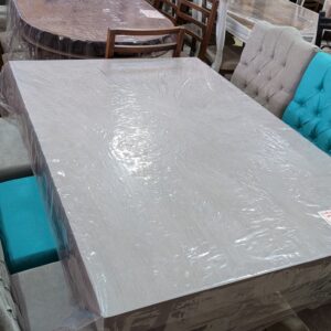 Antecomedor Edimburgo 6 Sillas Gris/Aqua